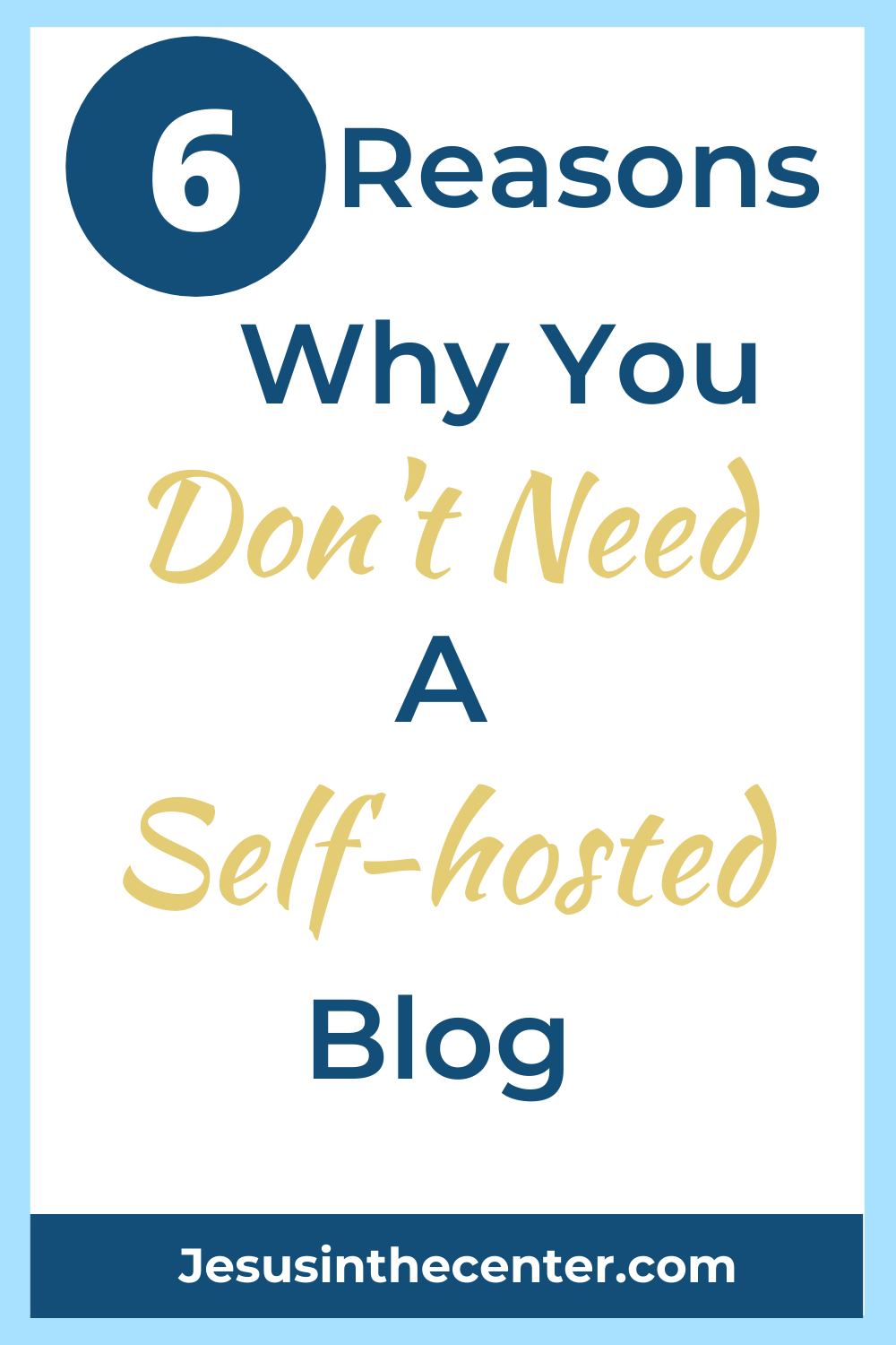 All of the professional bloggers say that you need to have a self-hosted blog? But is that really the case for every blogger? Are their valid reasons for having a hosted website?