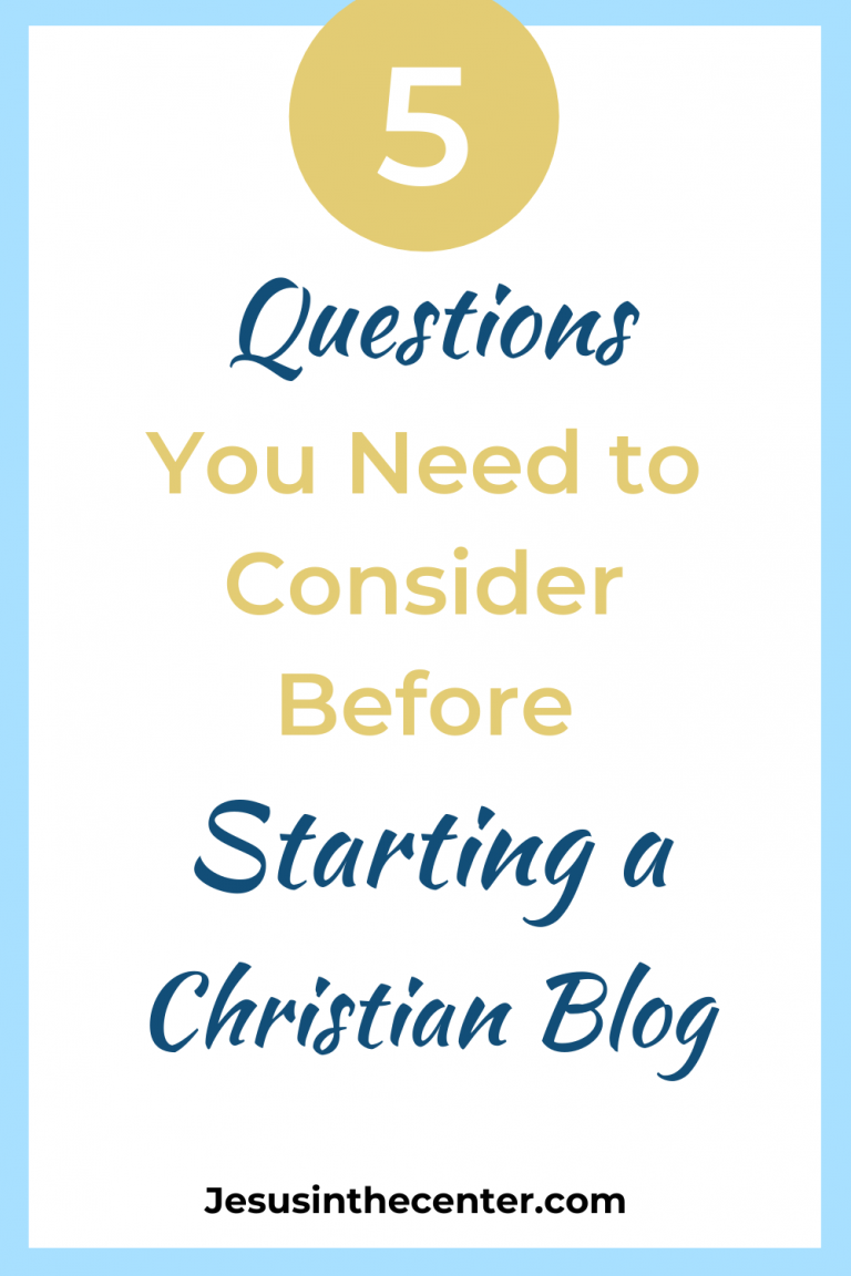 Should You Start a Christian Blog?