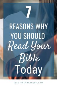 why you should read your bible 