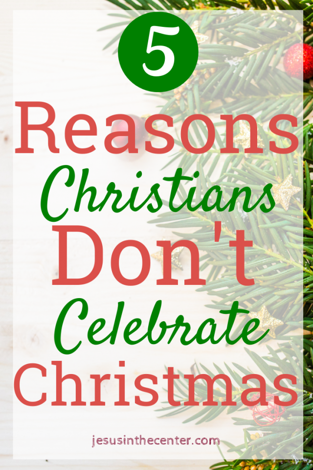 Should Christians Celebrate Christmas? Here's My TwoCents on the Matter. Jesus in the Center