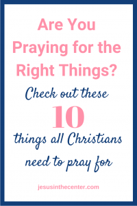 things to pray for