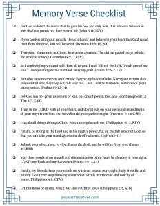 13 bible verses to memorize.